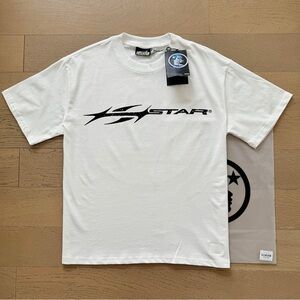 White Logo Men's T-Shirt